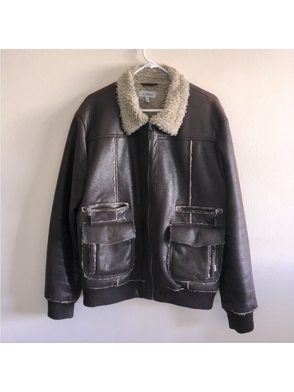 Faux Leather Jacket